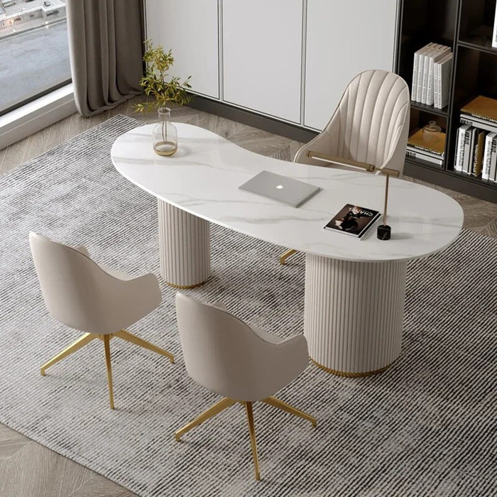 Slate Light Luxury Office Desk Modern Household Cosmetology Office Desks Negotiations Bureau Meuble Working Equipment QF50OD