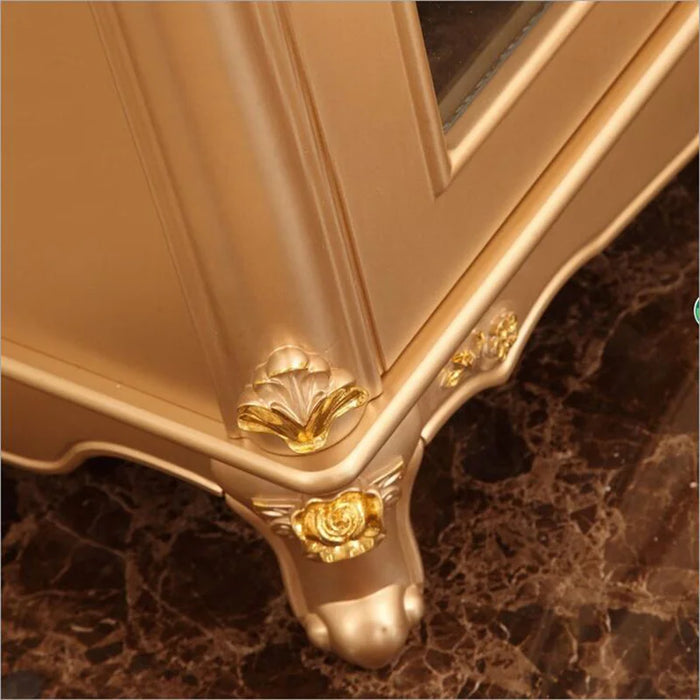 four door wardrobe modern  European whole wardrobe French bedroom  furniture wardrobe p10099