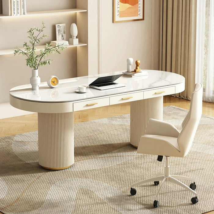 Gadgets Workbench Office Desk Slate Computer Table Luxury Office Desk Boss Simplicity Escritorio Ordenador Work Furniture QF50OD
