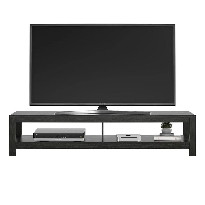 TV Stand for TVs up to 65", Black Oak tv stand living room furniture