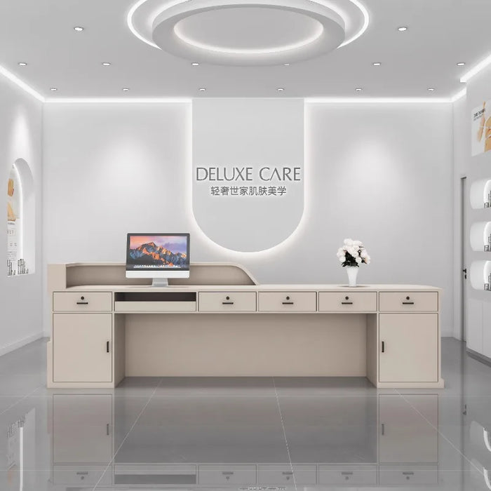 Register Modern Reception Desks Rostrum Hospital Front Counter Reception Desks Executive Bancone Reception Minimalist Furniture