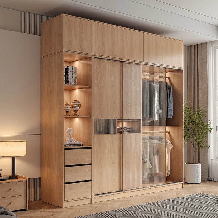 Standing Wardrobes Display Garment Drawers Cupboard Modular Wardrobe Storage Open Closets Guarda Roupa Portatil Home Furniture