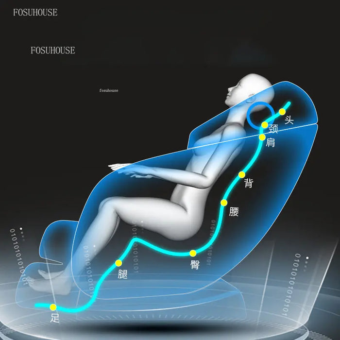 Household Reclining Sofas New Massage Chairs Fully Automatic Small Space Luxury Cabin Full Body Multifunctional Retractable Sofa