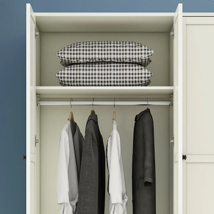 Luxury Industrial Closet Rod Bracket Design White Minimalist Living Room Wardrobe Closet Display Mobilier Maison Hotel Furniture