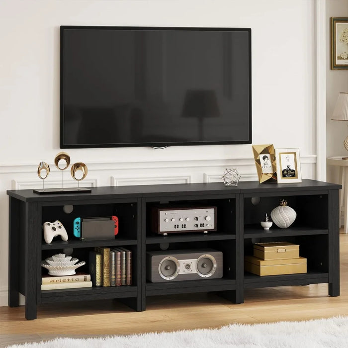 Tv Table Modern TV Stand for TV Up to 80/75/70/65 Inch 69'' Free Shipping Black Cabinet Living Room Furniture Home