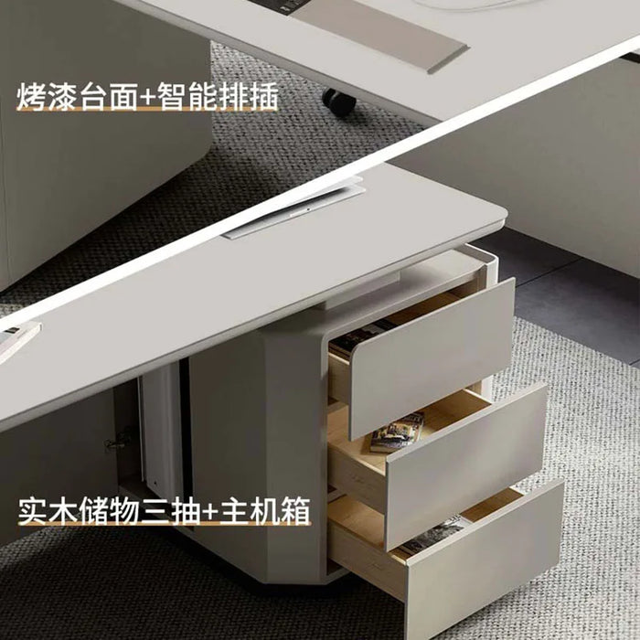 Executive Writing Office Desk Corner Drawers Corner Reception Home Office Desk Accessories Scrivania Da Gaming Office Furniture