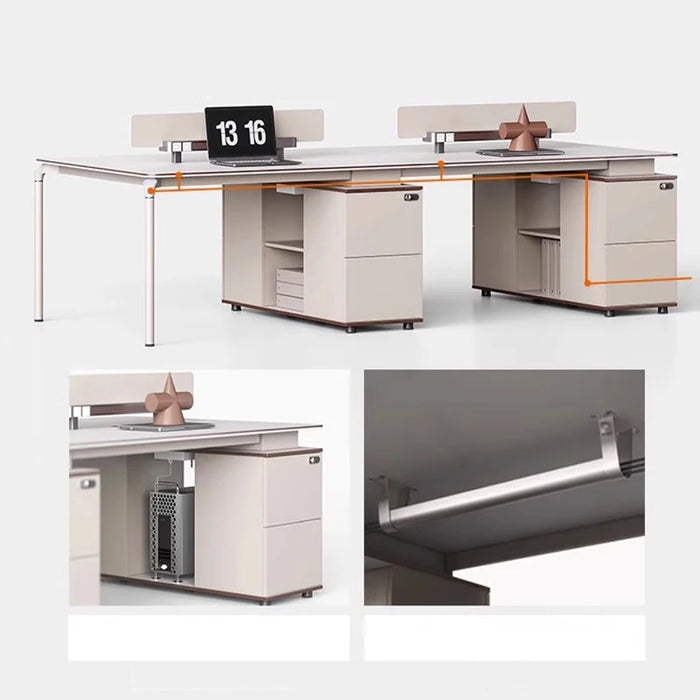 Nordic Modern Office Desk Studio Wooden Set Fashion Professional Drawers Luxury Desk Tables Small Muebles De Oficina Furniture