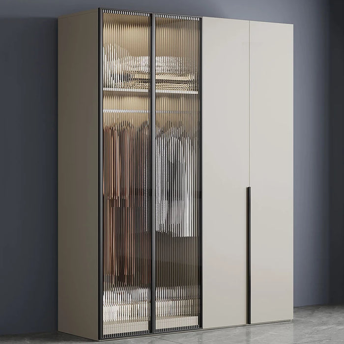 Big Nordic Wardrobe Modern Wooden Storage Organizer Clothes Closet Wardrobe Cabinet Bedroom Roupeiro De Quarto Home Furniture