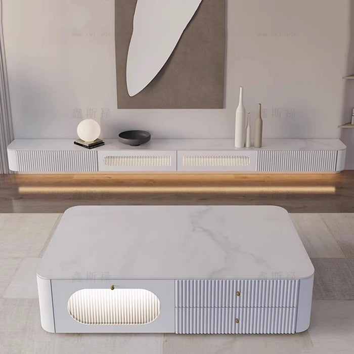 Smart Modern TV Stands Consoles Floating Display Fireplace TV Stands Plant Table Mobili Per La Casa Living Room Furniture WJ20XP