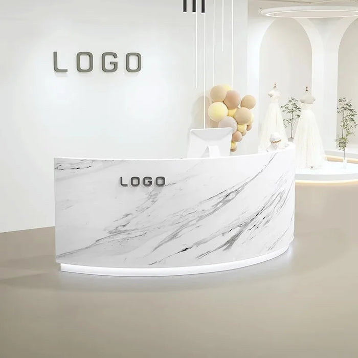 Office Grey Reception Desks Counter Salon Lectern Church Pulpit Reception Desks Cashier Mostrador Recepcion Luxury Furniture