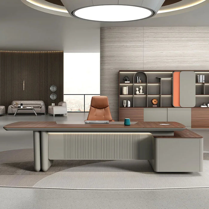 Executive Meeting Office Desk Drafting Corner Cheap School Modern Office Desk Luxury Tavolo Da Lavoro Fashionable Furniture HDH