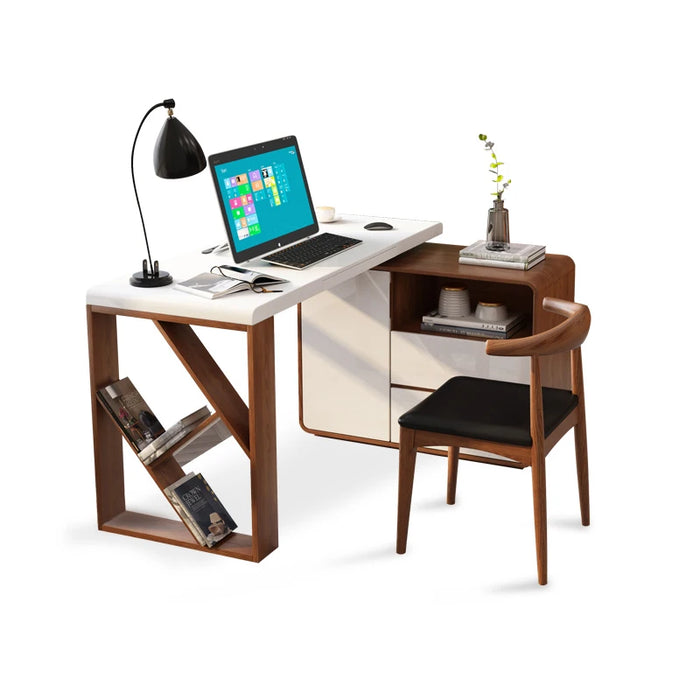 Modern Office Furniture Professional Extendable Wooden Stand Executive Office Desk Computer Table