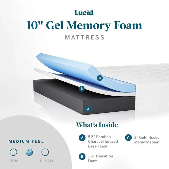 10 Inch Bed Frame Mattresses Beds and Furniture King Size Mattress Matress Mattresses for Sleeping Twin Full Bedroom Home