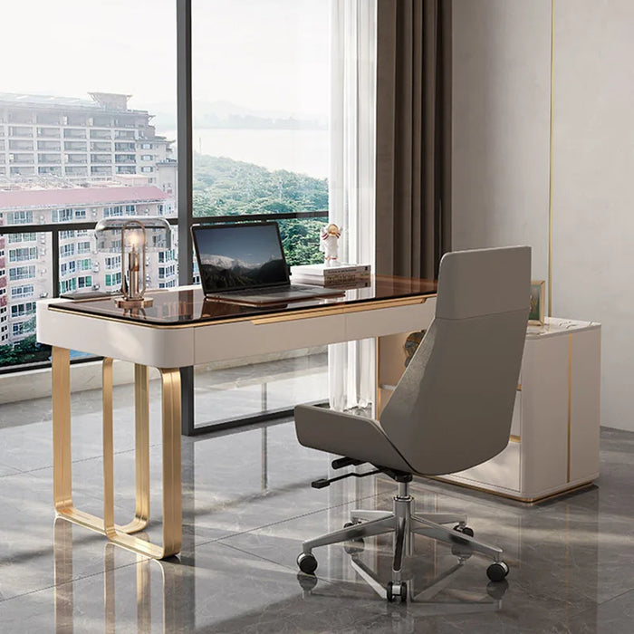 Meeting Office Desk Shelves Console Coffee Extender Writing Desk Foldable Decorations Scrivanie Per Ufficio Luxury Furniture