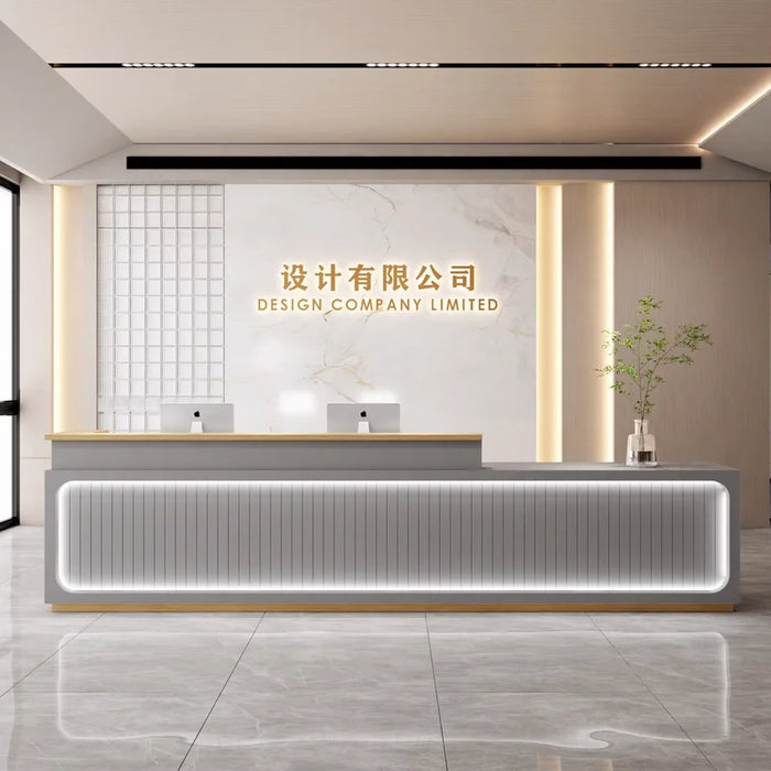 Mobile Reception Desk Office Modern Lectern Beauty Service Desk Computer Siting Bar Scrivania Per Cameretta