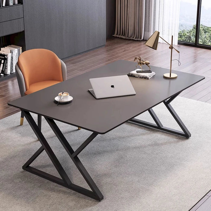 Study Simplicity Work Desk Boss Single Office Executive Modern Desk Reception Modern Escritorio Ordenador Work Furniture HD50WD