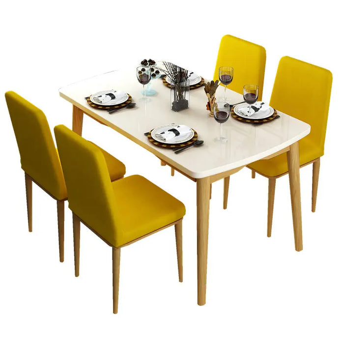 Living Room Balcony Dining Tables Wooden Free Shipping Dining Tables Garden Chairs Terrace Esstische Set Furniture WW50DT