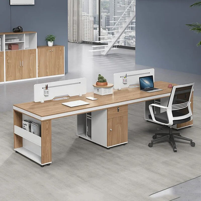 European Drawers Office Desk Storage Setup Standing Legs Computer Desks Conference Bookshelf Mesa De Escritorio Modern Furniture