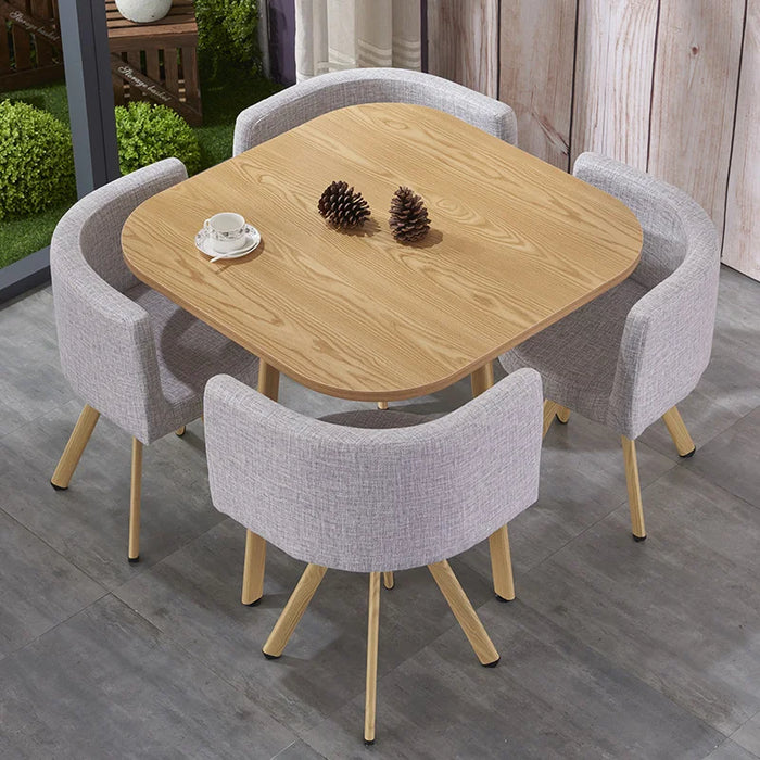 Coffee Tables For Lunch Kitchen Round Table Chair Set Dining Room Comedor 4 Sillas Living Room Wood Muebles Furnitures YX