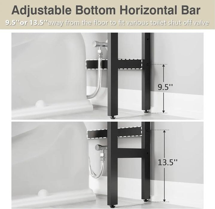 MXARLTR Over The Toilet Rack for Bathroom, Over The Toilet Storage Cabinet, Over Toilet Bathroom Organizer