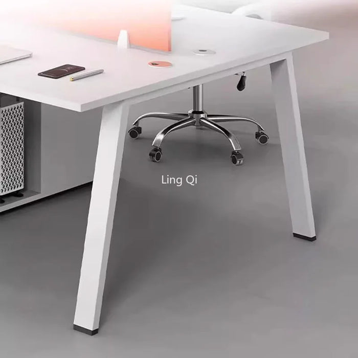 Vanity Executive Office Desk White Reception Free Shipping Designer Computer Desks Organizer Minimalist Bureau Modern Furniture