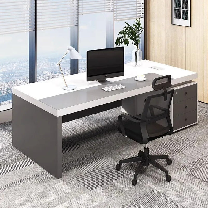 Writing White Office Desk Reception Executive Workstation Standing Office Desk Bedroom Tabla Para Escritorio Modern Furniture