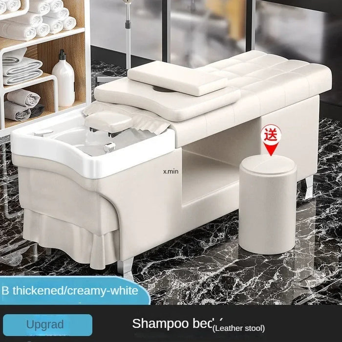 Water Circulation Shampo Chair Therapy Comfort Shower Head Massage Hair Wash Bed Lounge Silla Peluqueria Salon Furniture MQ50SC