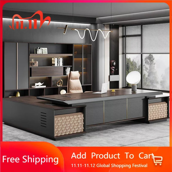 Reception Study Desk Standing Drawers Filing Modern Executive Office Desk Writing Storage Escritorios De Ordenador Furniture