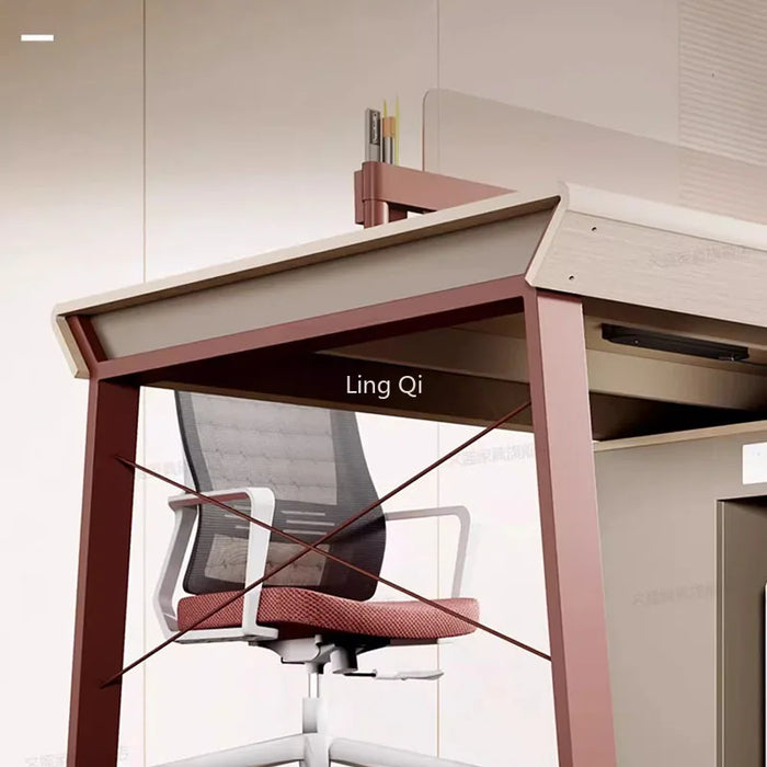 Luxury European Office Desk Boss Conference Light Luxury High Quality Computer Desks Designer Organizer Bureau Dining Room Sets