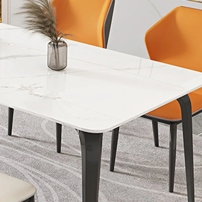 Living Room White Dining Table Nordic Minimalist Centerpiece Kitchen Dining Table Chairs Luxury Mesa Comedor Home Furniture