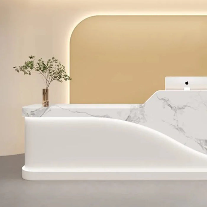 Lectern Front Reception Desks Luxury Shop Checkout Modern Information Counter Table Reception Desks White Mostrador Furniture