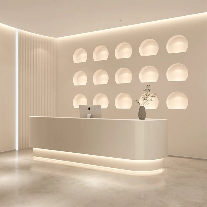 Computer Reception Desk Office Podiums Salon Siting Bar Service Desk Gaming Front Tocador Mueble Maquillaje Salon Furniture