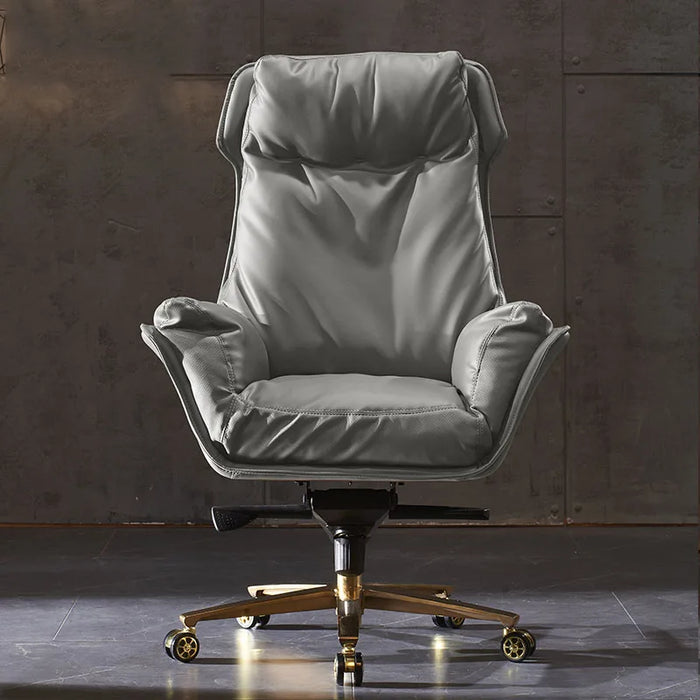 Leather Computer Office Chair Recliner Mobile Boss Office Chair Ergonomic Lounge Sillas De Oficina Office Furniture LQQ25XP