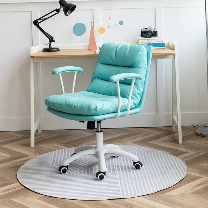 Fashion Simple Computer Chair Double-layer Soft Bag Office Chairs Lift Adjustment Swivel Chair Universal Pulley Relaxing Chair