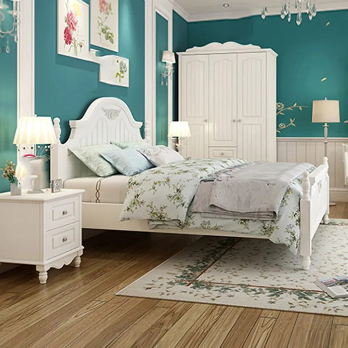 Teenage Girls Bed Pillows Luxury Aesthetic Elastic Frame Children Bed Two Place Size Camas De Casal Garden Furniture Sets