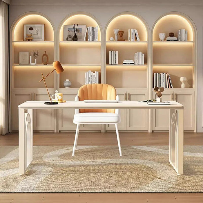 Metal Writing Office Desk Executive Long Vanity Reception Computer Desks Standing European Mesa De Escritorio Modern Furniture