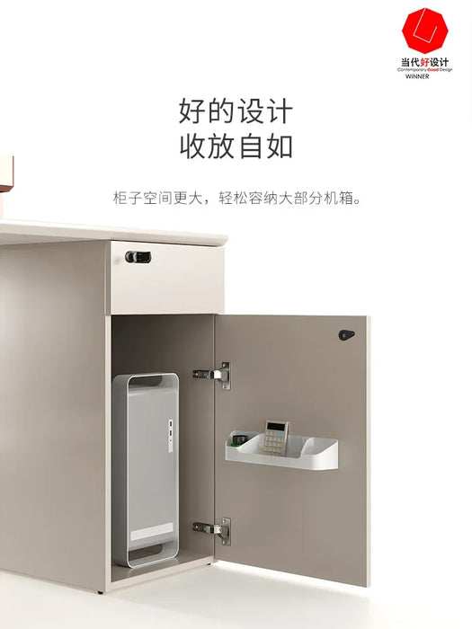 Office desk, chair, screen, card seat, four person combination desk, minimalist modern furniture, two person staff desk\