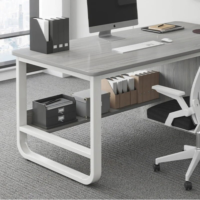 Single Commercial Office Desks - Boss Employee Write Workbench - Office Desks Computer Drawers - Escritorios Work Furniture QF50OD