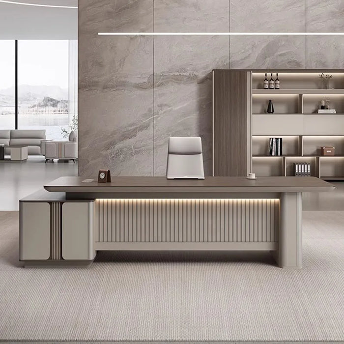Luxury Executive Office Desk Drawers Writing Workbench Modern Office Desk Reception Scrivania Con Cassetti Home Furniture