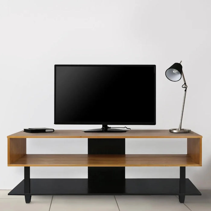Stylish Two-tone Design Home Furniture for Modern Television Solid Wood Tv Cabinet Tv Stand Living Room Furniture Stands Cradle