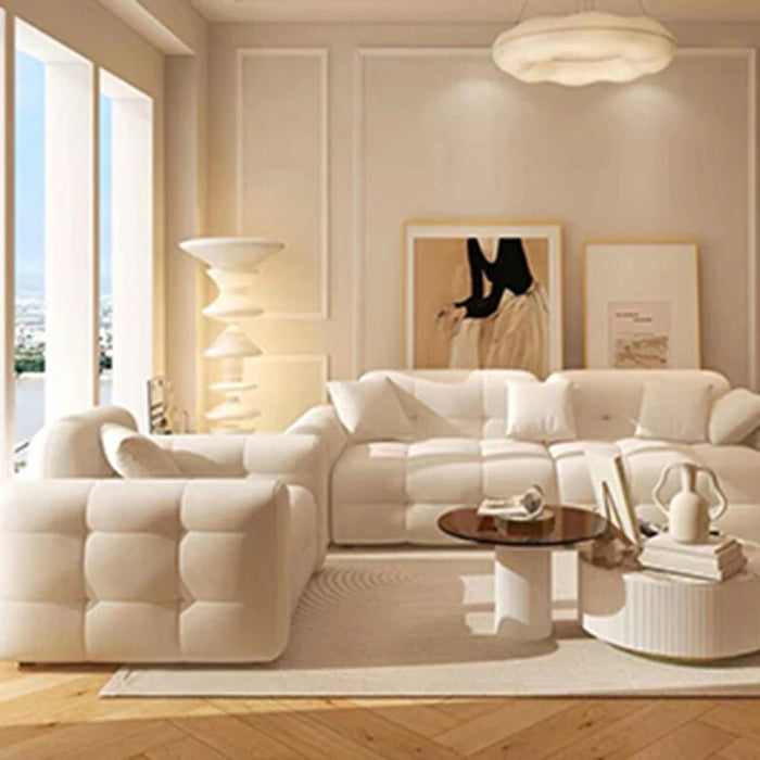 White Sectional Sofa Couch Cloud Floor Love Seat Modern Lounge Sofa Lazy Hotel Sofa Para Habitacion Living Room Sets Furniture