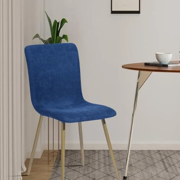 Soft Padded Seat and Back Living Room Chair Modern Velvet Dining Chair Set of 4 Luxury Dining Chairs Interior Furniture Home