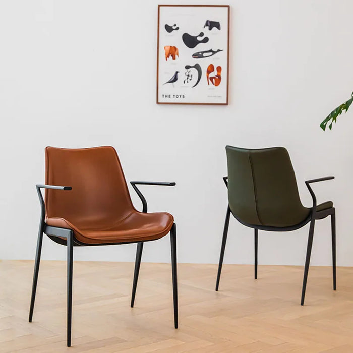 Black Legs Modern Dinning Chair Luxury Nordic Back Lounge Dining Chairs Designer Armchair Chaises Salle Manger Decoration