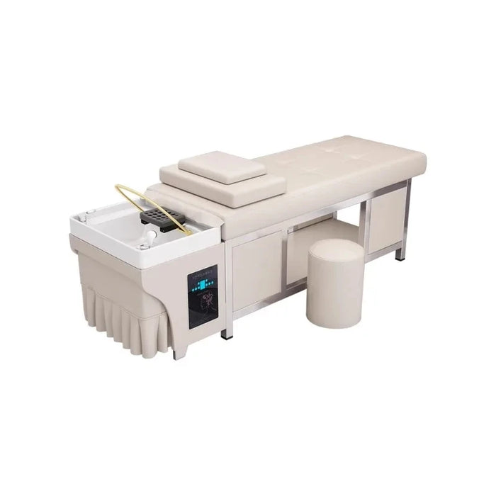 Japanese Shampoo Bed Wash Hair Comfort Massage Water Circulation Head Hair Therapy Lit Shampooing Spa Salon Equipment MQ50SC