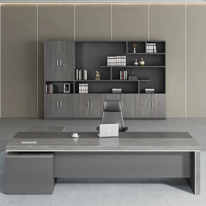 Boss Office Desk Combination Manager Supervisor Desk Designer Storage Business Minimalist Modern CEO Desk Office Furniture