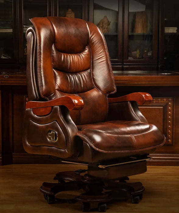 Boss's chair can tilt Office chair Office chair Business computer chair Swivel chair Big class chair