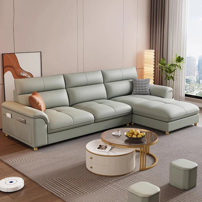 Foam Comfortable Nordic Sofa Simple Luxury Square Large Modular Chaise Sofa Cushion Reading European Salon Meuble Home Furniture