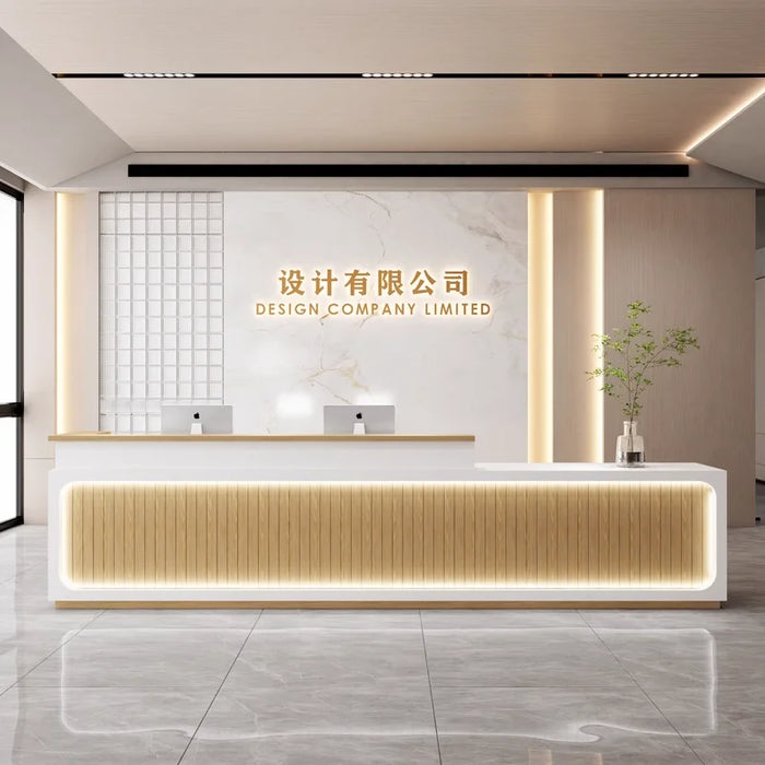 Mobile Reception Desk Office Modern Lectern Beauty Service Desk Computer Siting Bar Scrivania Per Cameretta