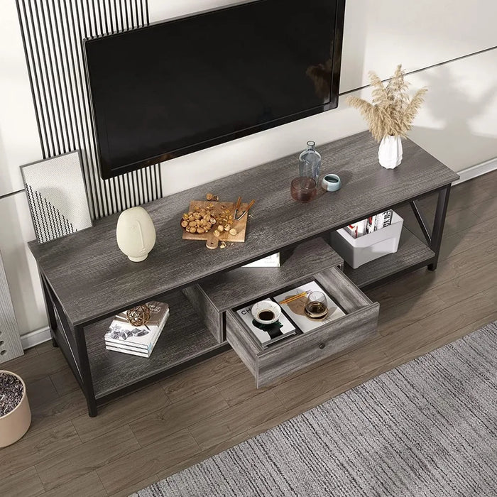 Living Room Furniture for Tv Cabinet Industrial Entertainment Center TV Console Table With Drawer Ps5 Monitor Stand Home Stands