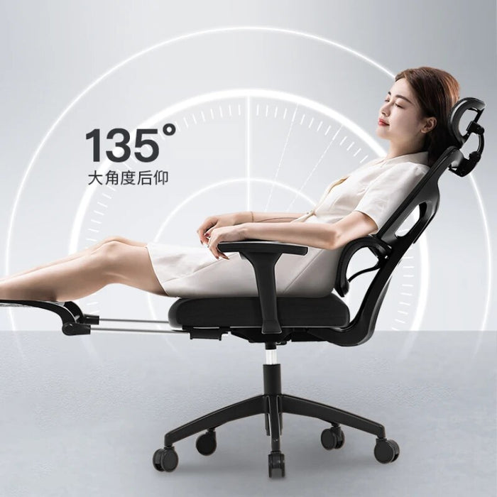 Ergonomic Recliner Office Chairs Gaming Backrest Lifting Swivel Office Chairs Bedroom Sillon Oficina Home Furniture WZ50OC